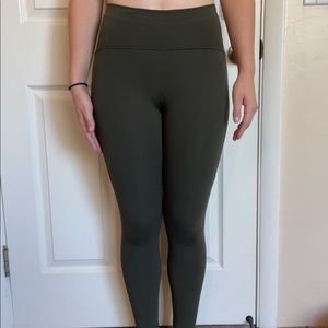 Olive green lululemon leggings